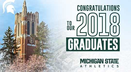 Forty Spartan Student-Athletes Set To Receive Degrees (PHOTO: MSU SID)